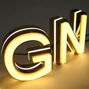 Rimless LED Frontlit & Backlit Letters