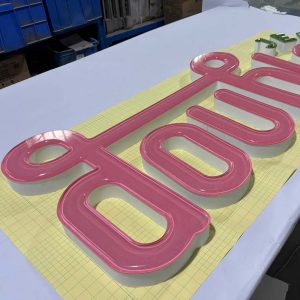 UV Printed LED Frontlit Letters