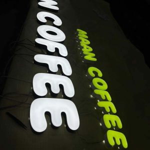 Stainless Steel LED Frontlit Letters