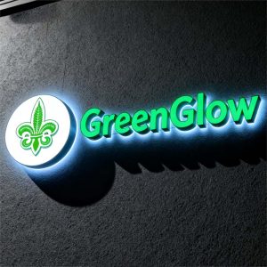 Perforated LED Frontlit & Backlit Letters