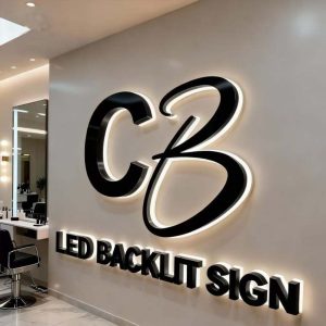 Resin (Liquid Acrylic) LED Backlit Letters