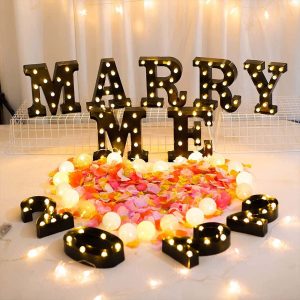 Letter Marquee Lights