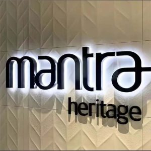 Stainless Steel LED Backlit Letters