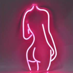 1 pc Lady Back LED Neon Sign, Ambient Wall Decor Neon Sign for Home, Party, Living Room, Bar, Club, as Birthday, Holiday Gift, Bedroom and Home Wall Decoration, USB Powered Illuminated Sign Hanging Unit, 5V USB Power Supply
