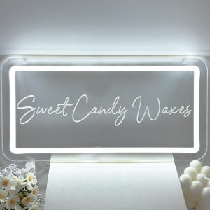 Custom rectangle neon, personalised LED neon sign for wall decoration, custom 3D engraved neon sign for weddings birthday parties business bar sign , a unique and ideal gift for birthdays, weddings, graduations, children’s day, housewarming and other occasions.