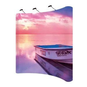 Fabric Curved Pop Up Display HK-10B(3X3)