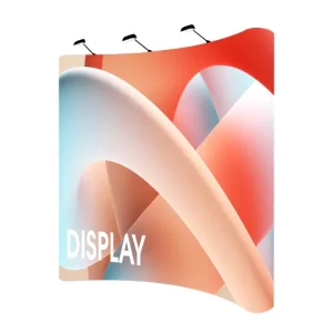 Magnetic PVC Curved Pop Up Display YC-11F(3X3)