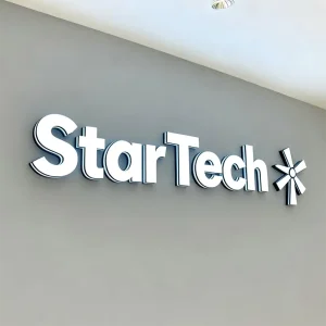 3D Liquid Acrylic Letters