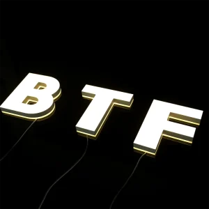 3D Trimless Acrylic Letters