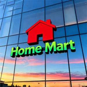 Aluminum Trimless Acrylic Letters