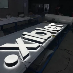 Aluminum Trimless Letters