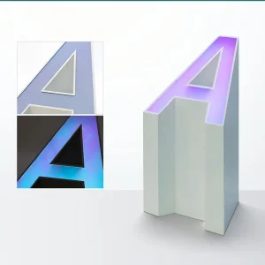 Freestanding Illuminated Letters