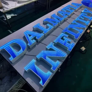Frontlit Infinity Mirror Letters
