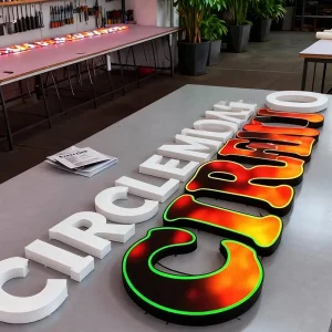 RGB Trimless Acrylic Letters