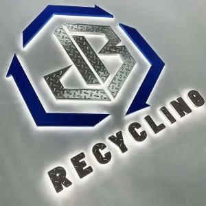 Stainless Steel Backlit Letters