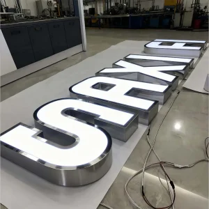 Stainless Steel LED Channel Letters