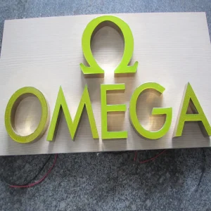 Stainless Steel Trim Resin Letters